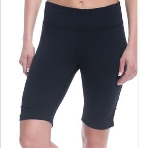 GAIAM 9” Black Om Yoga Shorts